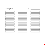 Easy Seating Arrangements with Our Seating Chart Template - Download Now example document template