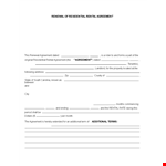 Renew Your Lease with Ease: Letter & Agreement | South Association & Realtors example document template 