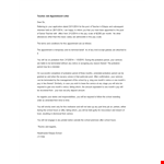 Appointment Letter for Teacher - Probation example document template