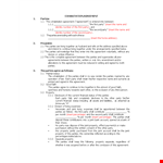 Cohabitation Agreement Template | Protect Your Property Rights & Party Interests example document template