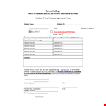 Customize Payment Agreement Template for Students | Pay Any Amount | Berea example document template