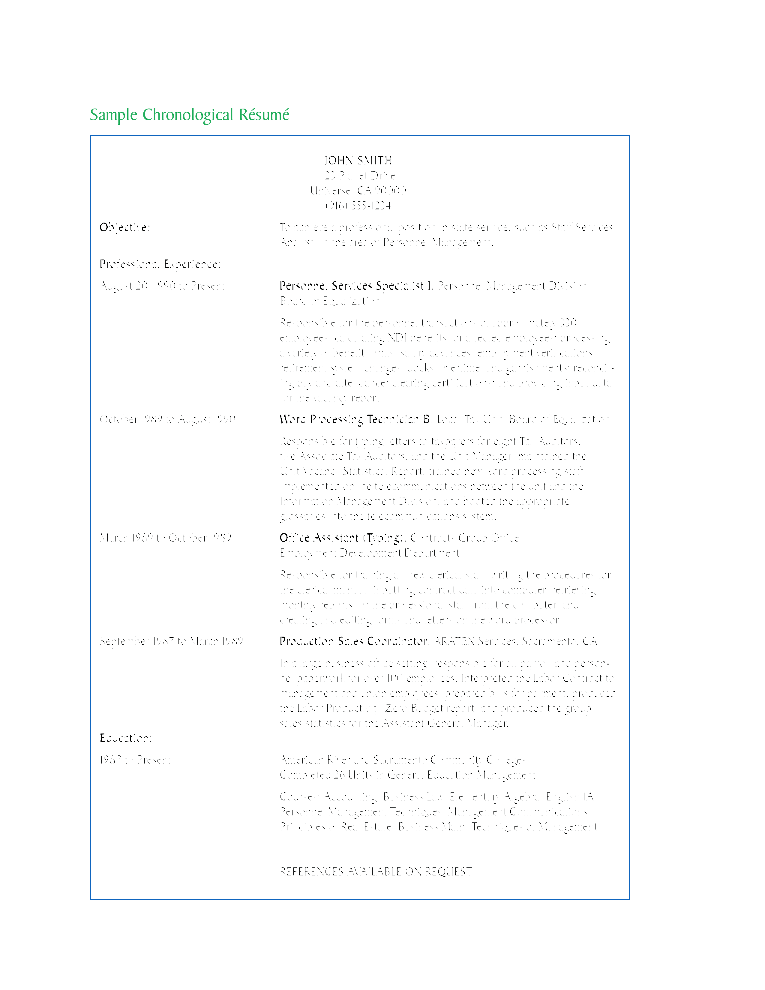 office-assistant-chronological-resume