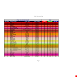 HTML True Color Chart | RGB Hexadecimal Values for Web Design example document template