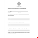 Sponsorship Request Form example document template