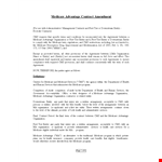 Amend Your Contract with Ease - Get Help from Experts | Organization example document template 