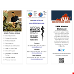 Create Professional Pamphlets | Health & Athletic Injuries Solutions example document template