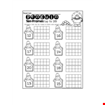 Ten Frame Template for Effective Learning | Free Printable Worksheets example document template