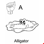 Printable Baby Sign Language Chart example document template 