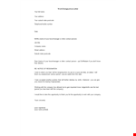 Formal Work Resignation Letter Example example document template