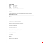 Sales Associate Resume Sample example document template