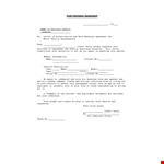 Get a Hold Harmless Agreement Template for Your Vehicle Agreement example document template