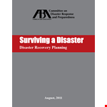 Efficient Business Continuity with Our Disaster Recovery Plan Template example document template 