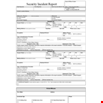 Police Incident Report Template - Store Recovered | Your Company Name example document template 