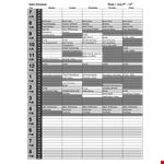 Free Printable Appointment Book Template example document template