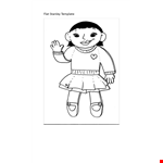 Flat Stanley Template example document template