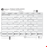 Monthly Employee Schedule Template | Manage Staff Calendar Efficiently example document template