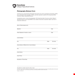 Get Consent with Our Photo Release Form example document template