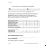 Effective Performance Review Examples for Employees, Supervisors & Masters example document template