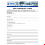 Project Planning Template for Building and Inspection | Free Project example document template