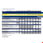 Effective Transition Plan Template - Streamline Your Training & Development example document template