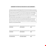 Free Rescission Agreement Template - Download Now example document template