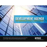 Development Agenda  example document template