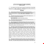 Free Rescission Agreement Template - Download Now | Rescission Agreement Form example document template