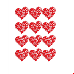 Heart Shape Template for Crafts & DIY Projects - Printable & Easy to Use example document template