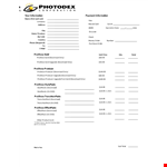 Printable Product Order Form Template example document template