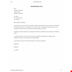 Simple Letter Of Resignation example document template