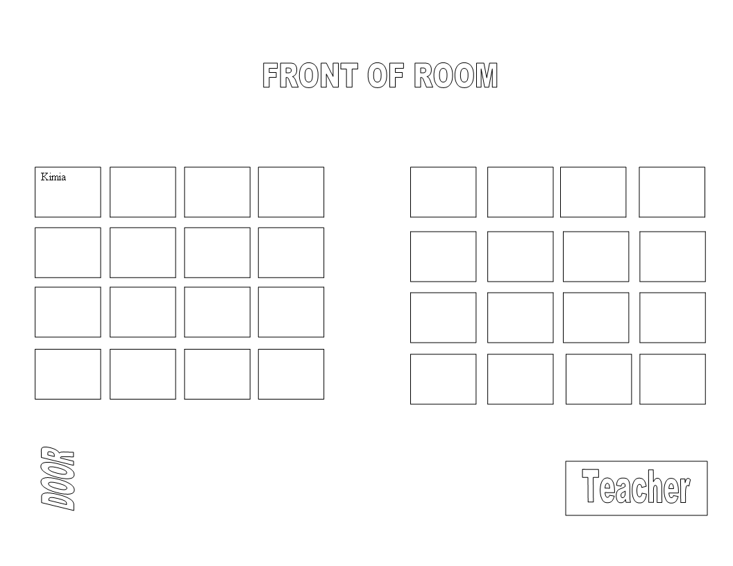 Free Seating Chart Template for Wedding Reception | Download Now