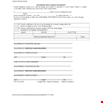 Complete Your State's Requirements with Our Odometer Disclosure Statement example document template