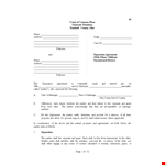Separation Agreement Template | Free Form for Insurance, Support, Child & More example document template