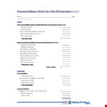 Personal Balance Sheet Example example document template