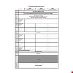 Download a Free Work Schedule Template for Better Interview Scheduling example document template