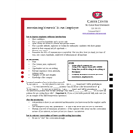 Introduction Letter To Employer Template | Position | Skills | Interested example document template 