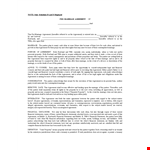 Marriage Contract Template - Agreement for Property Between Parties example document template 