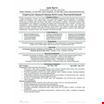 Entry Level Cosmetology Resume | Sales, Management, Service Skills example document template