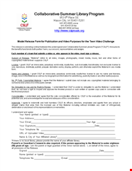 Legally Binding Model Release Forms