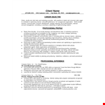 Sales Job Resume Examples example document template