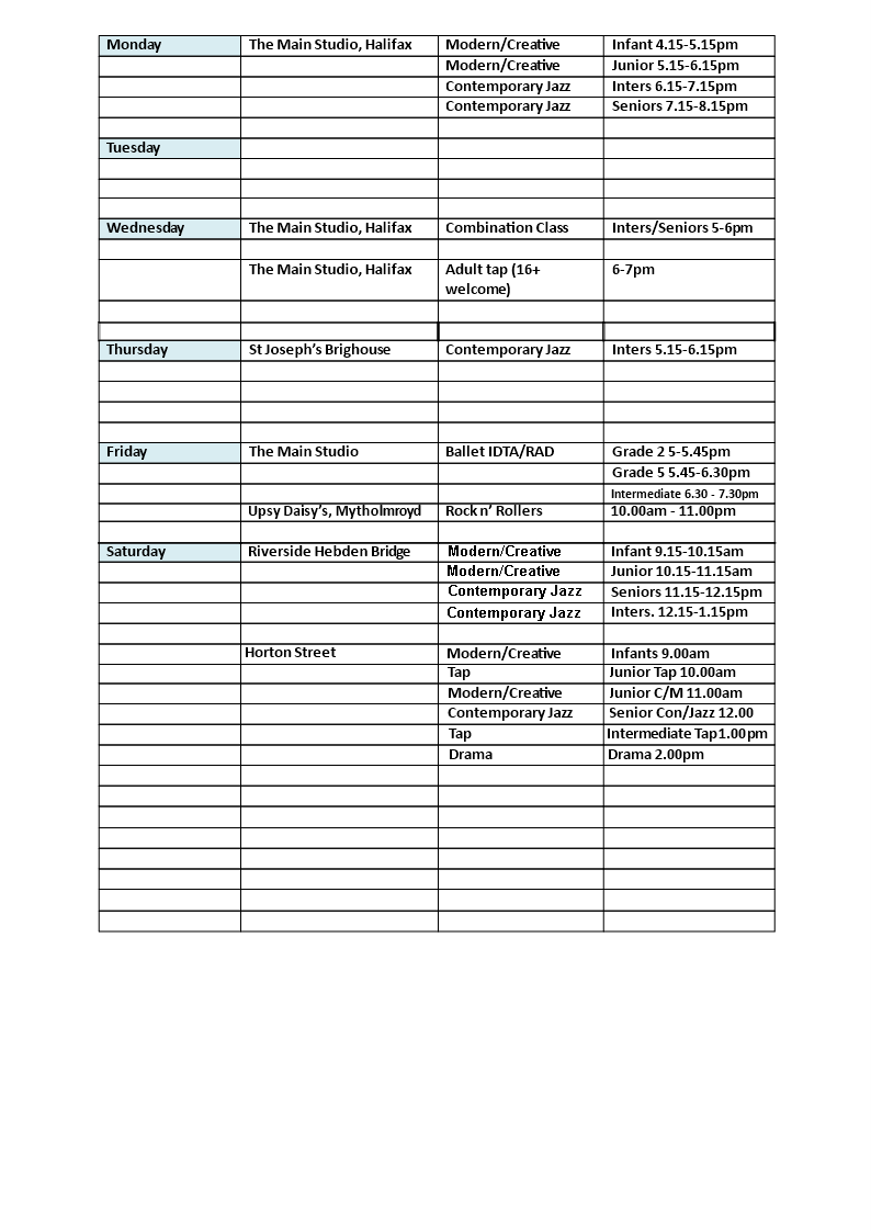 Modern and Contemporary Class Roster Template - Creative and Efficient