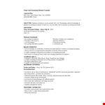 Entry Level Accountant Resume Example example document template 