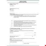 Get Full Control Over Your Property with Power of Attorney example document template