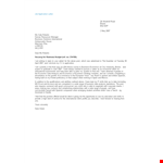 General Job Application Letter example document template