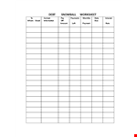 Debt Snowball Worksheet | Track Your Debts & Payments Efficiently example document template