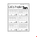 Free Ten Frame Template for Educators | Printable and Customizable example document template