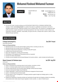 Construction Company Accountant Resume