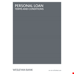 Personal Loan Repayment Agreement for Your Account: An Easy-to-Follow Agreement example document template