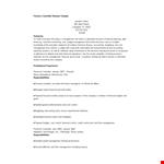 Finance Controller Resume Sample example document template 