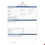 Printable Nursing Job Application – Apply for Nursing Positions with Ease example document template